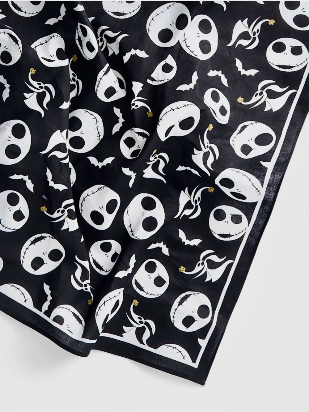 Black & White Halloween Skull Costume Accessory